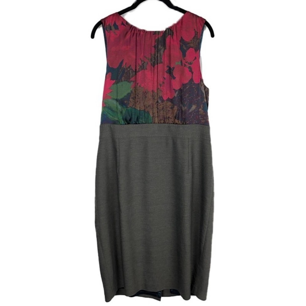 Elie Tahari silk bodice aline dress size 8